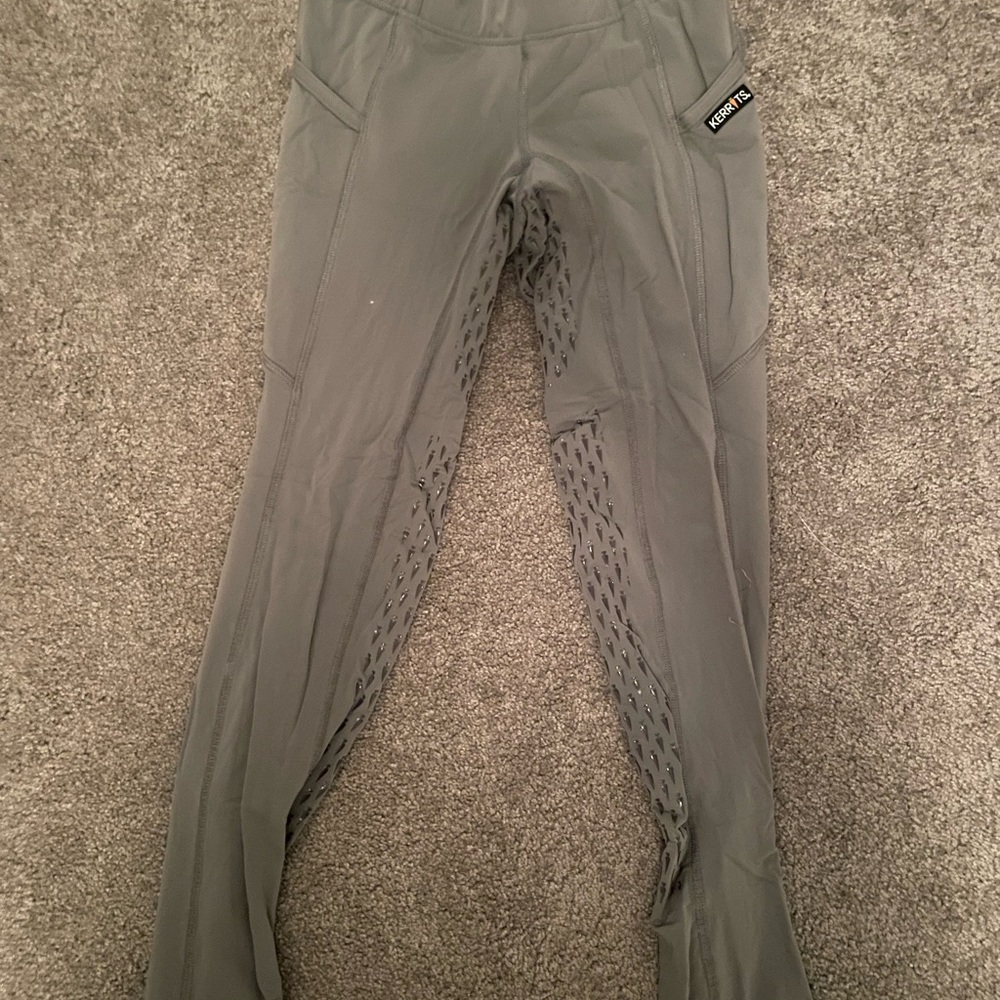 Gray Kerrit Riding Tights